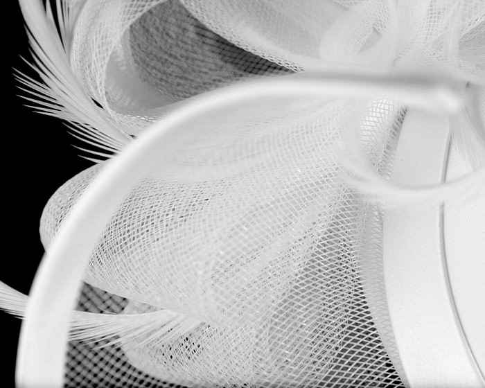 Custom made white fashion hat - Image 5
