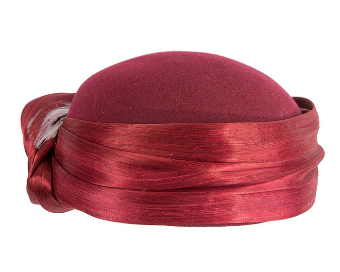 Sophisticated Wine-Colored Hat by Fillies Collection - Image 3