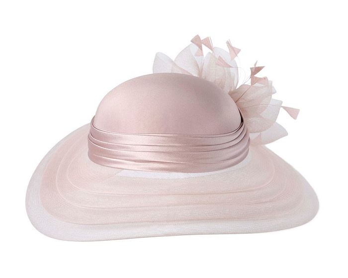 Tea Rose mother of the bride hat by Cupids Millinery Melbourne - Image 4
