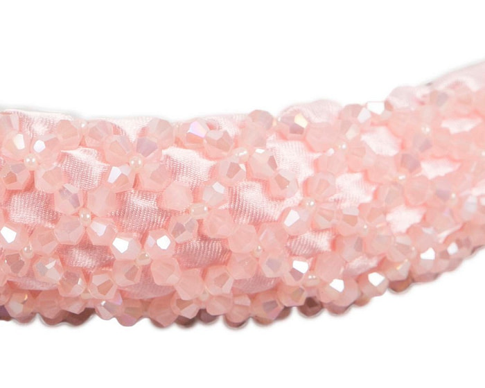 Pink fashion fascinator headband - Image 3