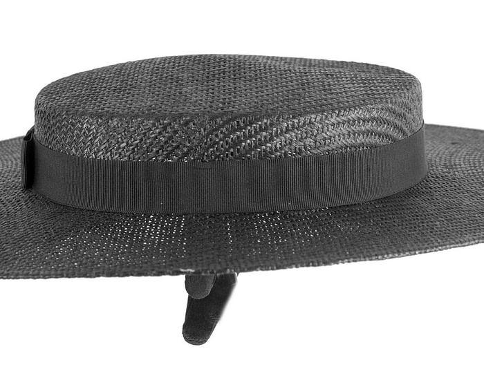 Black Max Alexander Boater Hat - Image 3