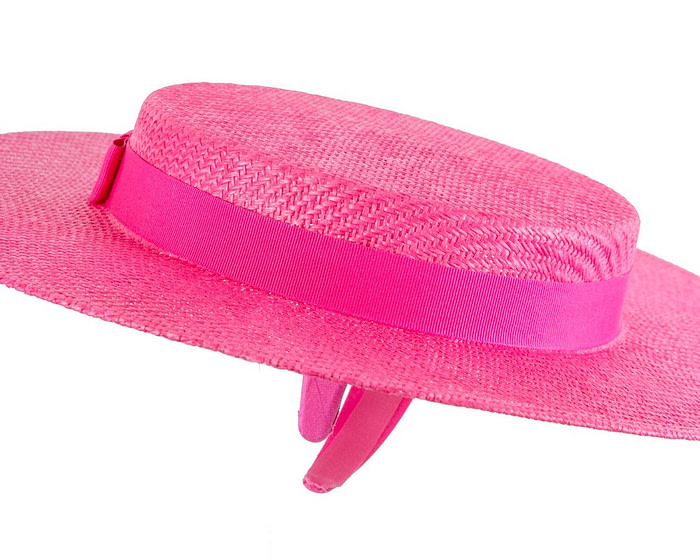 Fuchsia Max Alexander Boater Hat - Image 4