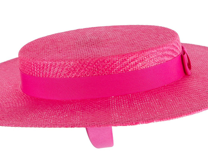 Fuchsia Max Alexander Boater Hat - Image 3
