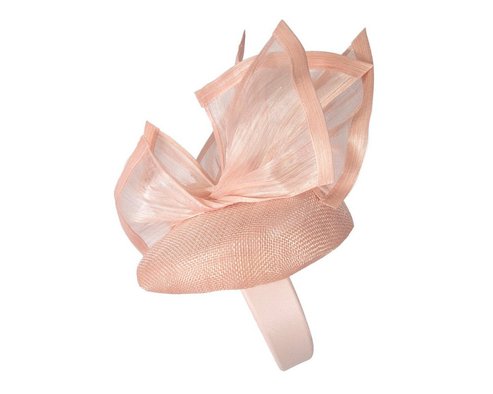 Bespoke pink spring racing fascinator pillbox by Fillies Collection - Image 4