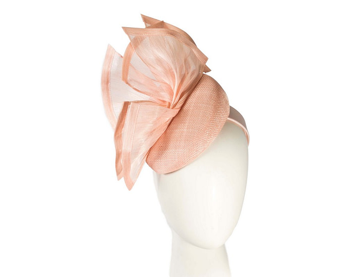 Bespoke pink spring racing fascinator pillbox by Fillies Collection