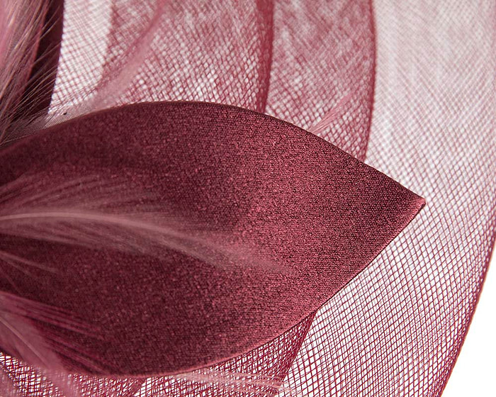 Wine-colored custom made fashion hat - Image 5