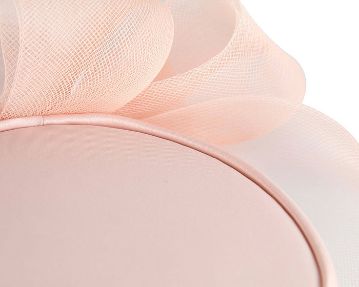 Custom made pink cocktail hat by Cupids Millinery - Image 6