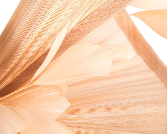 Bespoke nude Australian Made racing fascinator by Fillies Collection - Image 5