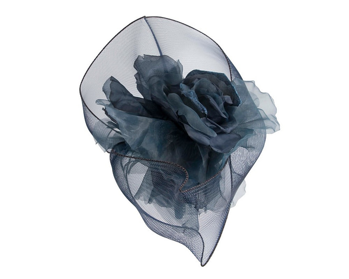Exclusive navy fascinator by Fillies Collection - Image 3