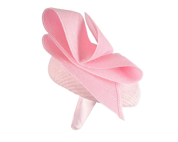 Bespoke pink pillbox fascinator by Fillies Collection - Image 3