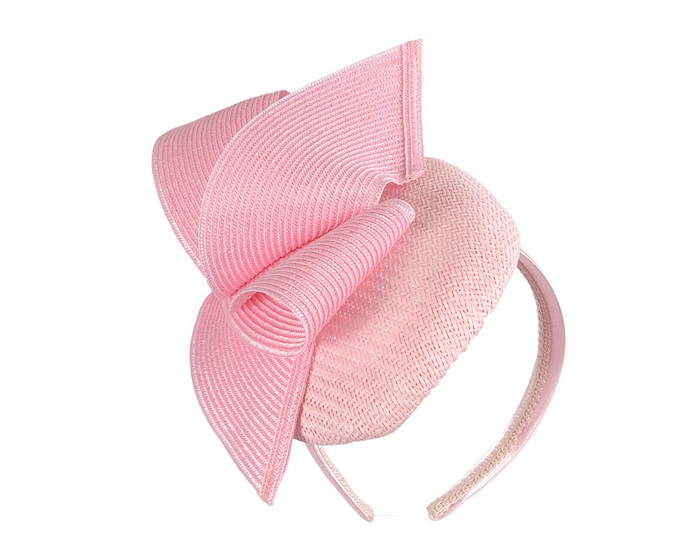 Bespoke pink pillbox fascinator by Fillies Collection - Image 2