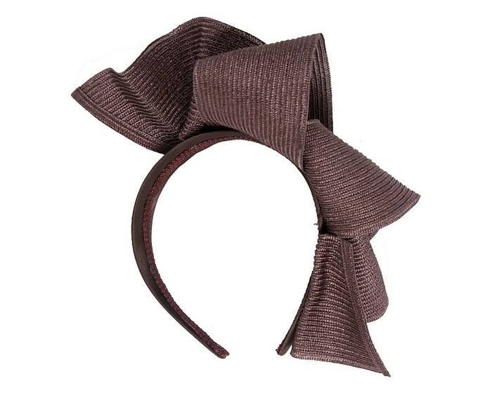 Chocolate wave fascinator by Max Alexander - Image 4