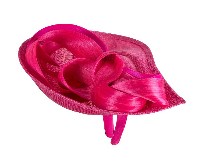 Fuchsia fascinator with loops by Max Alexander - Image 4