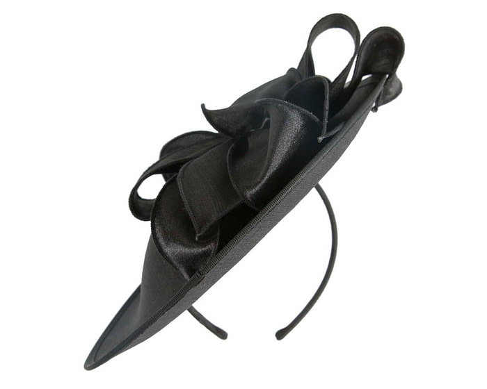 Covered black racing fascinator by Max Alexander - Image 5