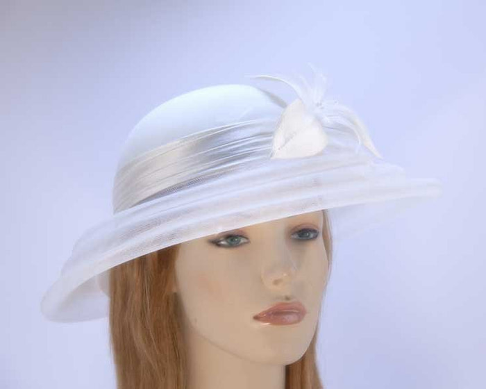 Cream fashion hat H5002C - Fascinators.com.au