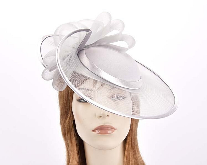Silver fashion hats H835S - Fascinators.com.au