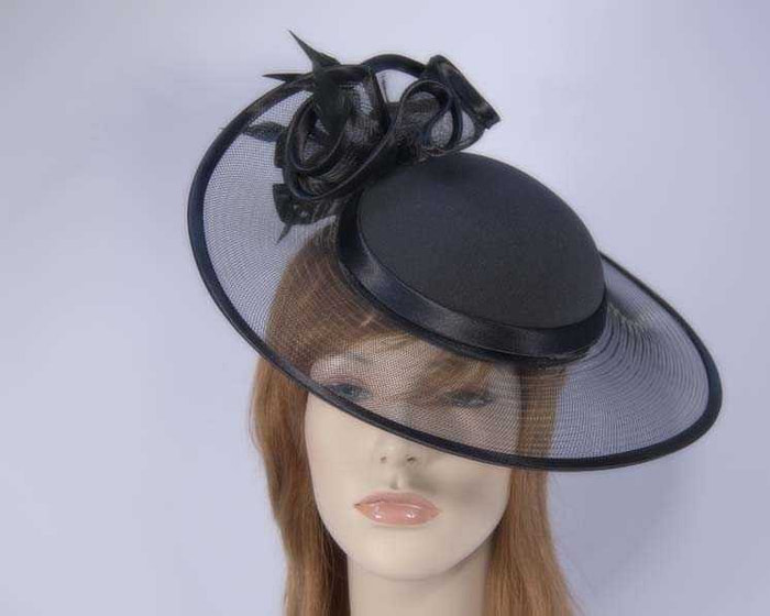 Black fashion hats H923B - Fascinators.com.au
