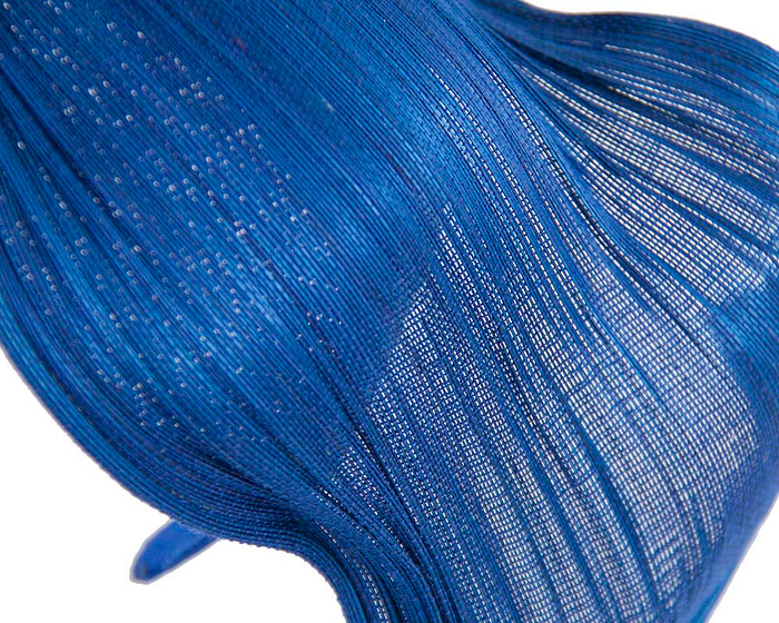 Royal blue jinsin wave fascinator by Fillies Collection - Fascinators.com.au