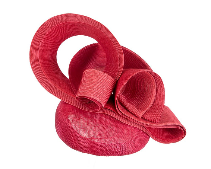 Designers red pillbox racing fascinator by Fillies Collection - Fascinators.com.au