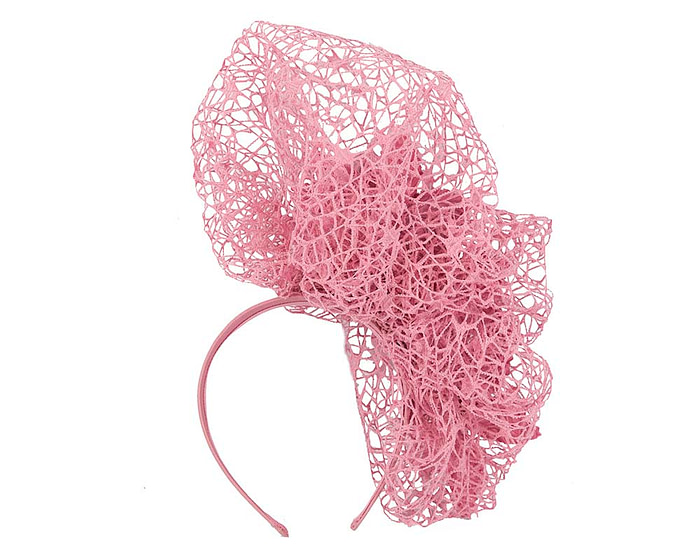 Dusty Pink designers racing fascinator by Fillies Collection - Fascinators.com.au