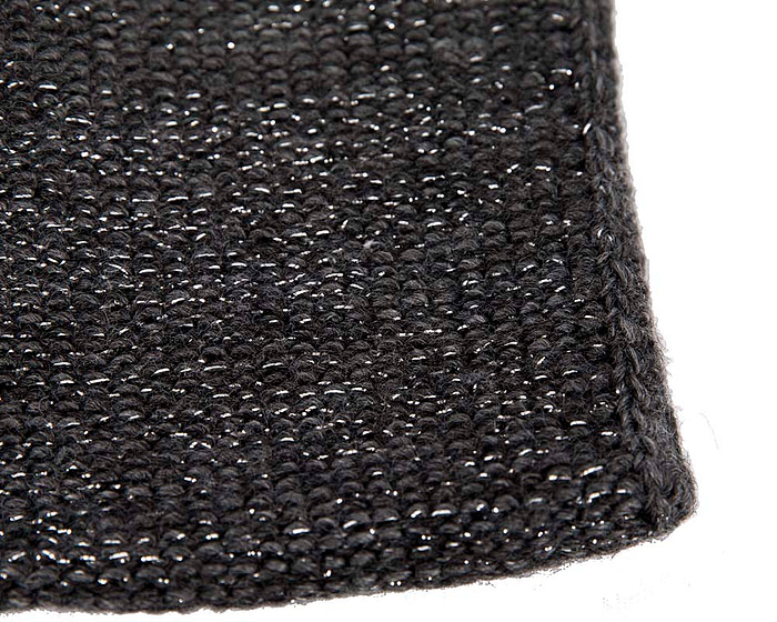 Black warm wool beanie. Made in Europe - Fascinators.com.au