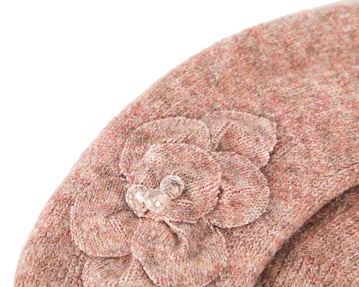 Warm beige wool beret. Made in Europe - Fascinators.com.au