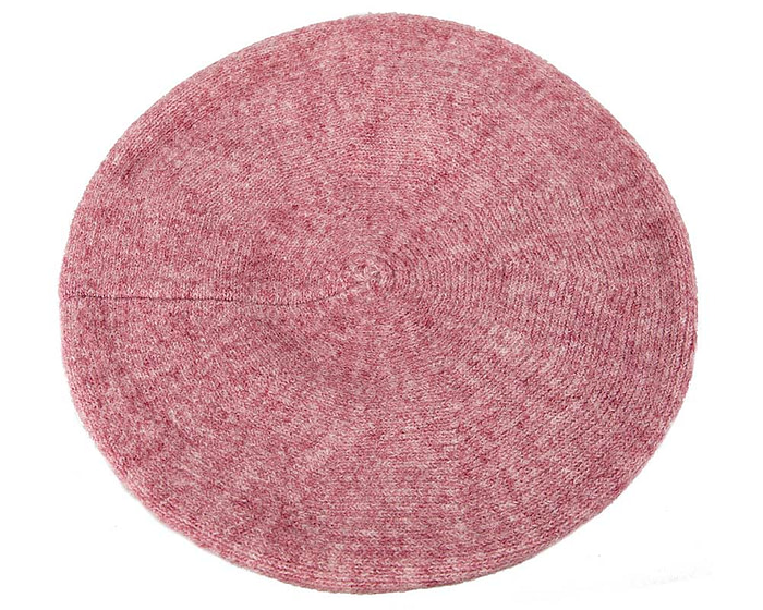 Warm dusty pink wool beret. Made in Europe - Fascinators.com.au