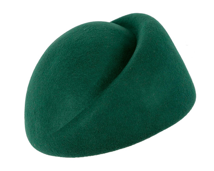 Exclusive green felt ladies winter hat by Max Alexander - Fascinators.com.au