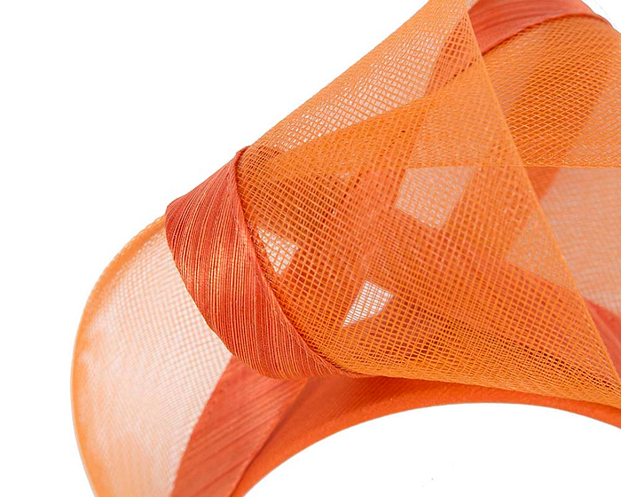 Orange turban headband by Fillies Collection - Fascinators.com.au