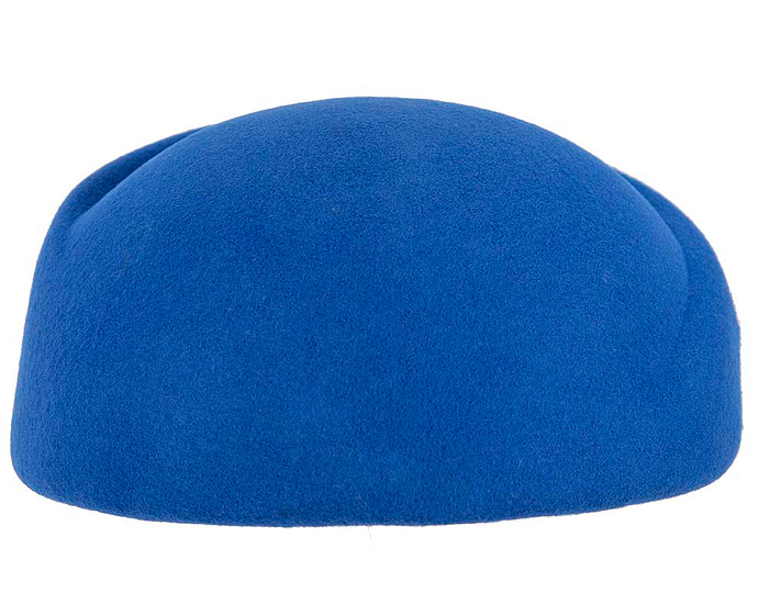 Exclusive royal blue felt ladies winter hat by Max Alexander - Fascinators.com.au