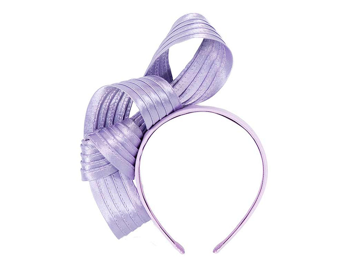 Twisted lilac fascinator - Fascinators.com.au