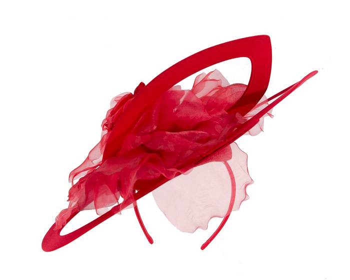 Large red racing fascinator by Fillies Collection - Fascinators.com.au
