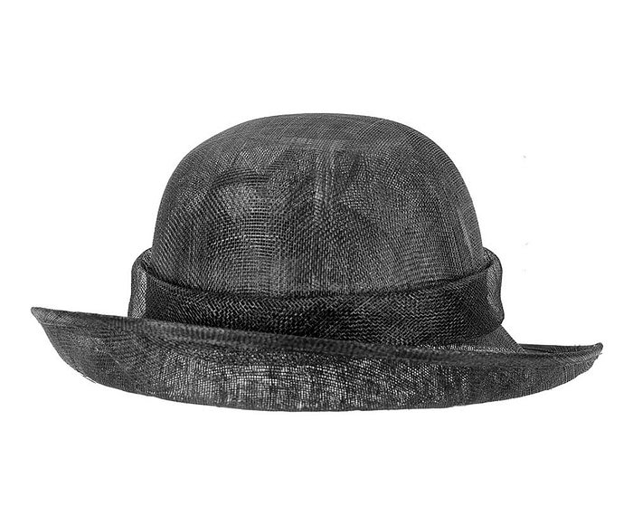 Black cloche fashion hat by Max Alexander - Fascinators.com.au