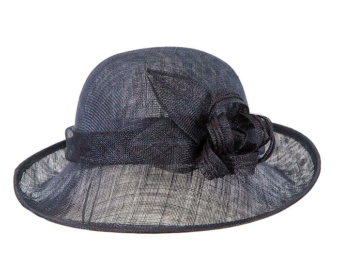 Navy cloche fashion hat by Max Alexander - Fascinators.com.au