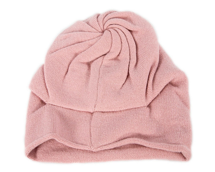Pink warm wool beanie. Made in Europe - Fascinators.com.au