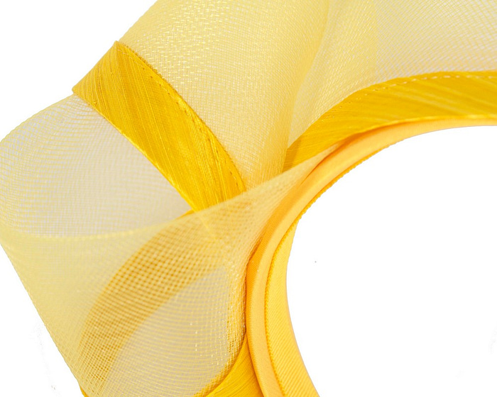 Yellow headband fascinator by Fillies Collection - Fascinators.com.au