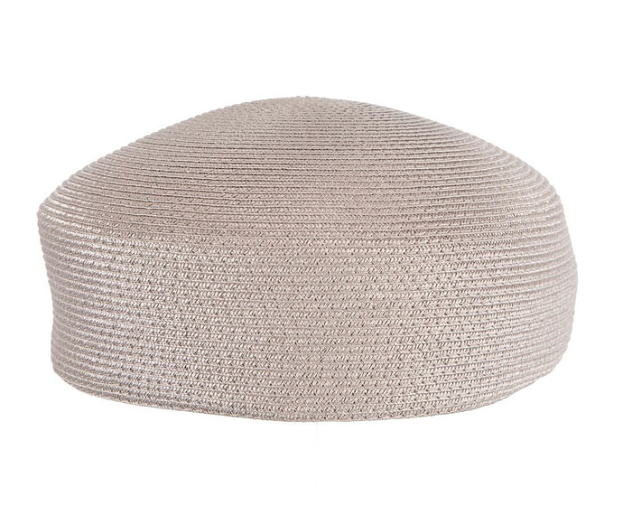 Silver beret hat by Max Alexander - Fascinators.com.au