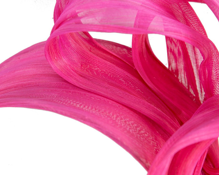 Hot pink retro headband racing fascinator by Fillies Collection - Fascinators.com.au