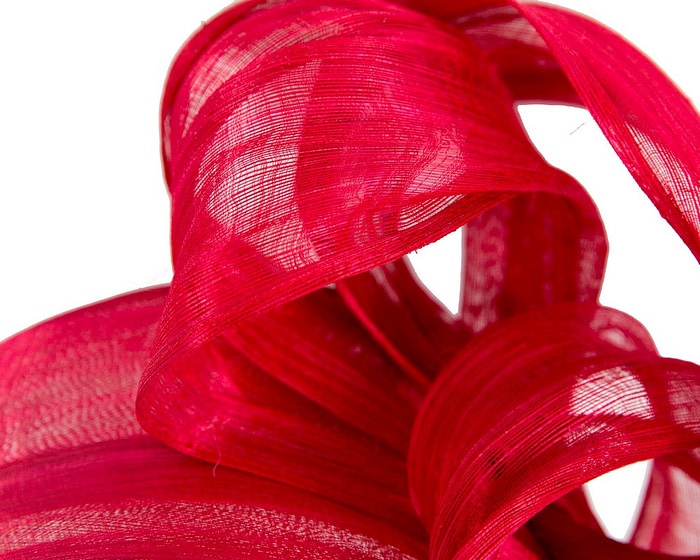 Red retro headband racing fascinator by Fillies Collection - Fascinators.com.au