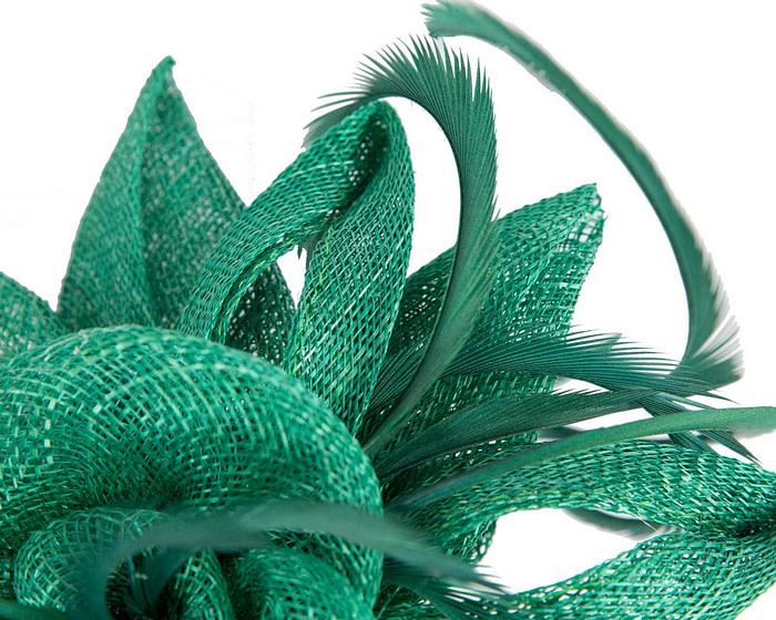 Green flower fascinator headband by Max Alexander - Fascinators.com.au