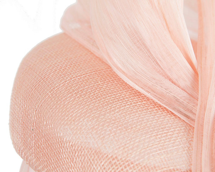 Pink pillbox silk abaca bow by Fillies Collection - Fascinators.com.au