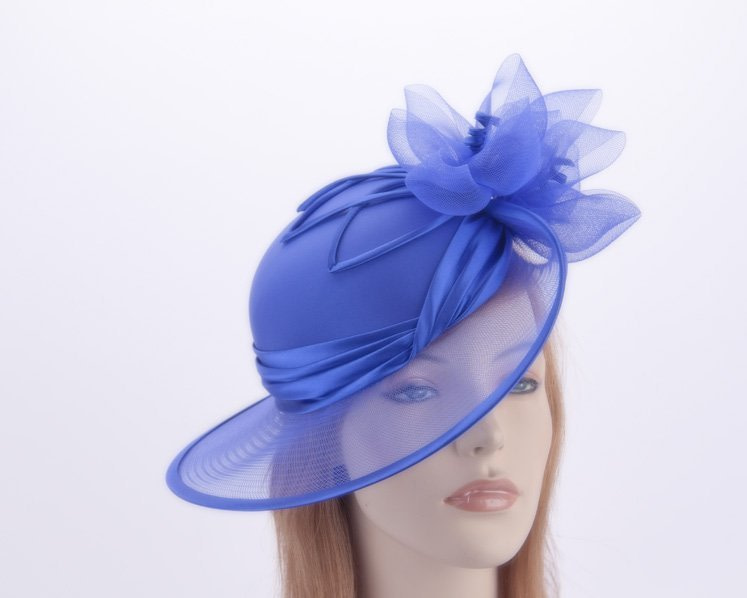 Royal blue Mother of the Bride hat