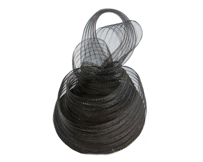 Black custom made fascinator for special occasion - Image 3