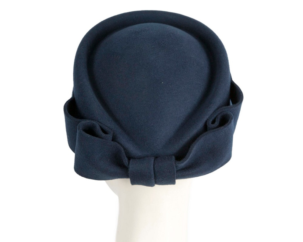 Navy Max Alexander Felt Pillbox Hat – Classic Winter Style - Hats From OZ | J460N Navy Max Alexander Felt Pillbox Hat – Classic Winter Style - Hats From OZ