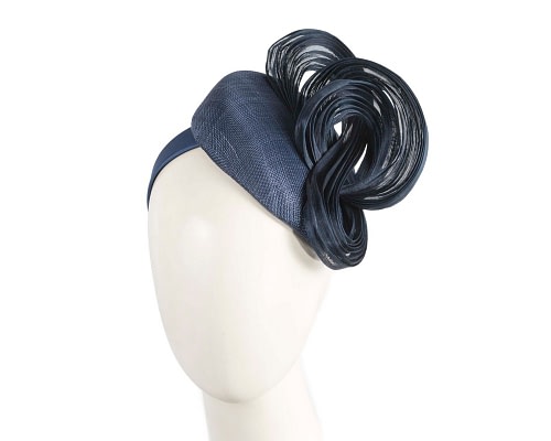 Exquisite navy spring racing fascinator by Fillies Collection
