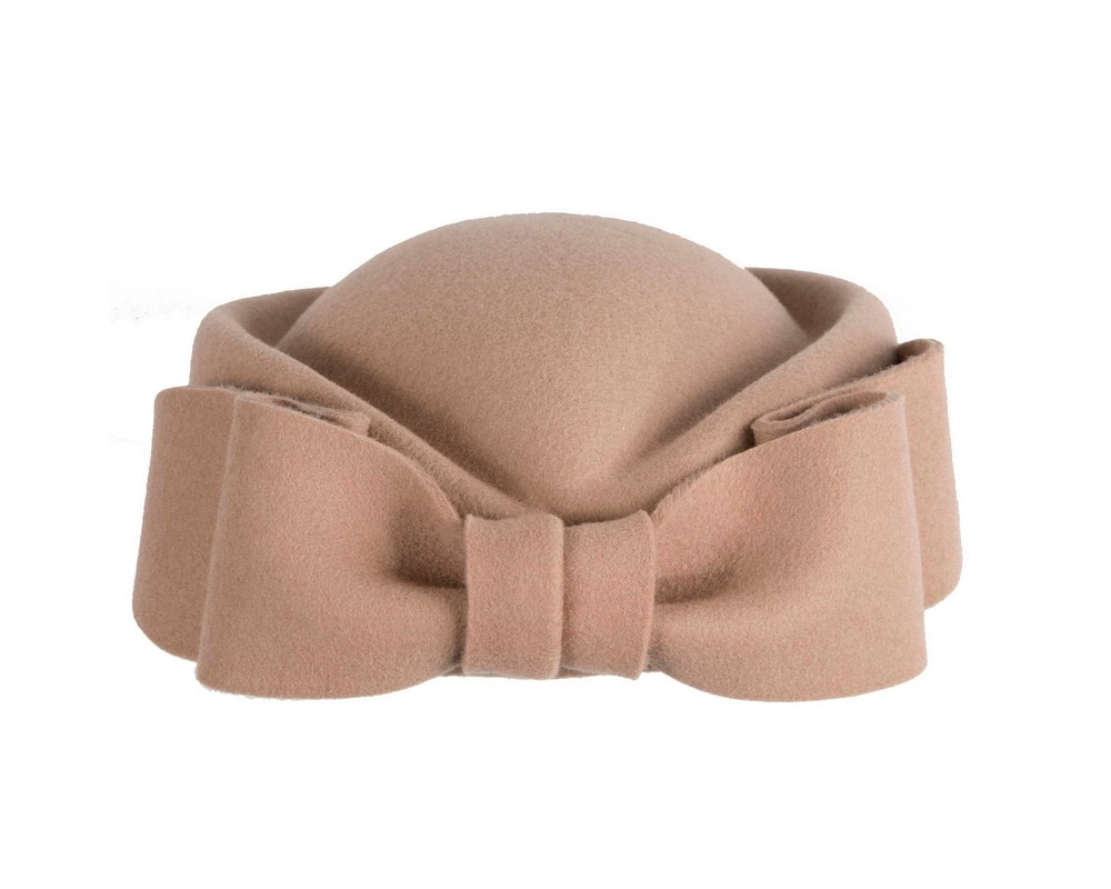 Beige Max Alexander Felt Pillbox Hat – Classic Winter Style - Hats From OZ Beige Max Alexander Felt Pillbox Hat – Classic Winter Style - Image 7
