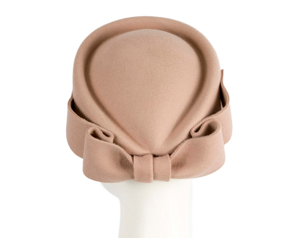 Beige Max Alexander Felt Pillbox Hat – Classic Winter Style - Hats From OZ Beige Max Alexander Felt Pillbox Hat – Classic Winter Style
