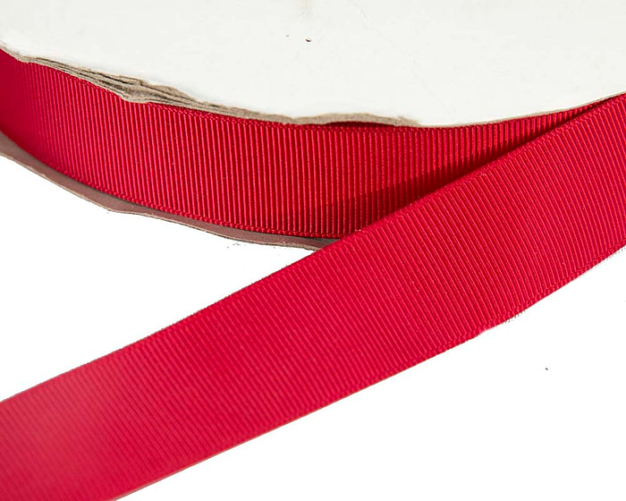 Craft & Millinery Supplies -- Trish Millinery- 25mm grosgrain red