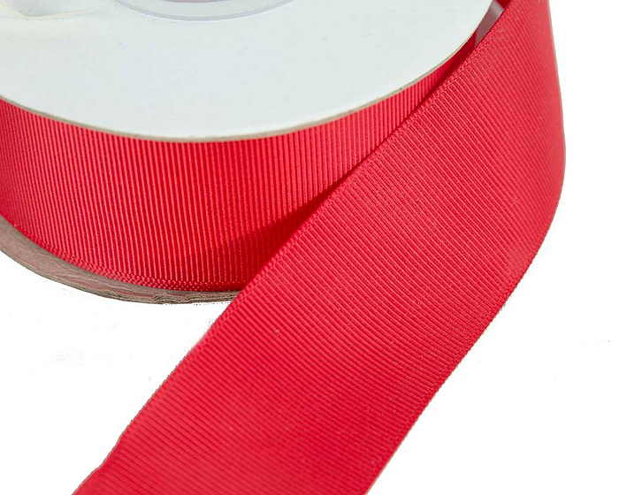 Craft & Millinery Supplies -- Trish Millinery- 38mm grosgrain red