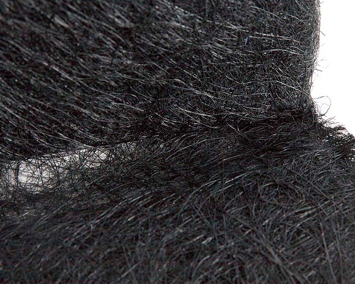 Craft & Millinery Supplies -- Trish Millinery- sinamay scrunched black